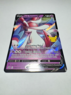 Pokemon TCG Celebrations Dark Sylveon V Black Star Promo SWSH134 Near Mint NM - Image 3