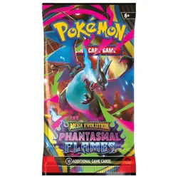 Pokemon TCG: Mega Evolution Phantasmal Flames Booster Pack (Charizard X) - Image 1