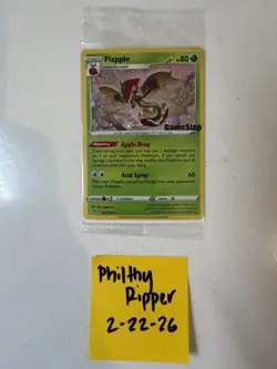 2020 Pokemon GameStop Exclusive Promo #022/192 Flapple Holo Sealed - Image 2