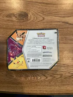 Pokemon TCG: V Powers Tin PIKACHU NEW Factory Sealed NEW Tare In Wrap - Image 2