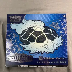 Pokemon Stellar Crown Pokemon Center Exclusive Elite Trainer Box ETB Sealed - Image 1