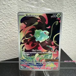 Pokemon TCG Bulbasaur 133/132 Mega Evolutions IR Stamped Promo sealed Mint - Image 1