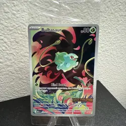 Pokemon TCG Bulbasaur 133/132 Mega Evolutions IR Stamped Promo sealed Mint - Image 2