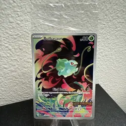 Pokemon TCG Bulbasaur 133/132 Mega Evolutions IR Stamped Promo sealed Mint - Image 3