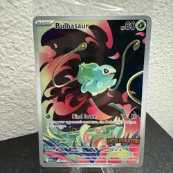 Pokemon TCG Bulbasaur 133/132 Mega Evolutions IR Stamped Promo sealed Mint - Image 5
