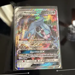 Pokemon TCG Metagross GX 85/145 Sm-Guardians Rising Holo NM - Image 1