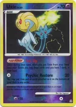 Lightly Played Uxie - 43/146 - Rare - Reverse Holo Pokemon Legends Awakened - Image 1