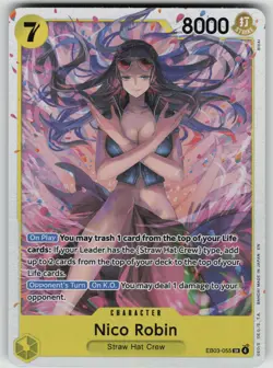 Nico Robin (055) EB03-055 Foil Extra Booster: One Piece Heroines Edition NM - Image 1