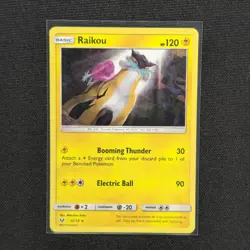 Raikou - 32/73 - Holo - Shining Legends - Pokemon Card - LP - Image 1