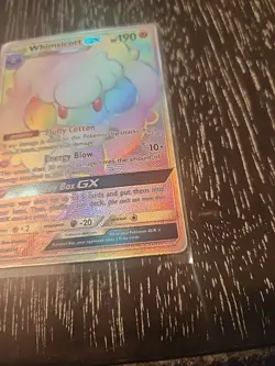 Pokemon Whimsicott GX Card 226/214 Unbroken Bonds Secret Rare Holo NM Condition - Image 2