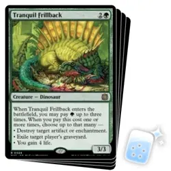 TRANQUIL FRILLBACK X4 March Of The Machine: The Aftermath MAT Magic MTG CARD - Image 1