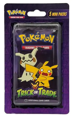 MJ Holding 2024 Pokemon TCG Trick Or Trade 5 Mini Packs 3 Cards Per Pack - Image 1
