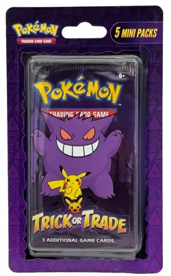 MJ Holding 2024 Pokemon TCG Trick Or Trade 5 Mini Packs 3 Cards Per Pack - Image 2