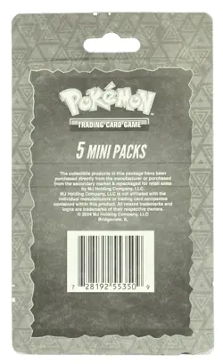 MJ Holding 2024 Pokemon TCG Trick Or Trade 5 Mini Packs 3 Cards Per Pack - Image 5