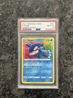 Kyogre Amazing Rare #021/072 PSA 10 Shining Fates Gem Mint Pokemon Graded Card - Image 1