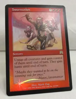 Insurrection MTG Card Onslaught 213/350 RARE FOIL NM Magic the Gathering - Image 3