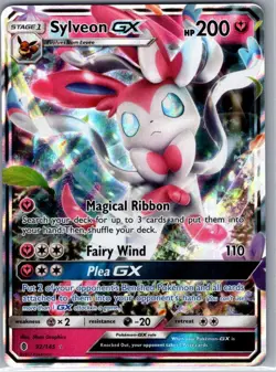 Sylveon GX 92/145 SM - Guardians Rising - Pokemon Card - NM - Image 1