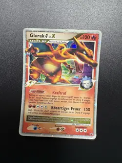 Pokemon TCG Charizard G LV x DP45 Black Star Promo Holo Card German - Image 1