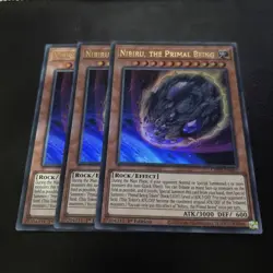 Nibiru the Primal Being x3 Playset CH01-EN017 Ultra Rare Yugioh Cards Mint 1st - Image 1