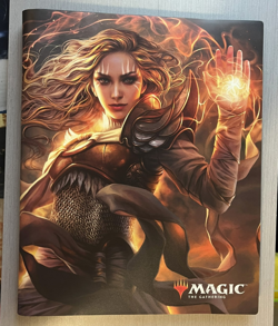 Magic the Gathering Ultra Pro 9 Pocket Binder * SERRA THE BENEVOLENT * OOP - Image 1