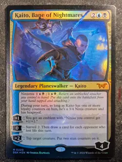 Kaito, Bane of Nightmares - Foil - Duskmourn: House of Horrors (MTG) - Image 1