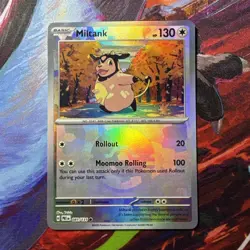 Pokemon TCG Miltank Prismatic Evolutions Poke Ball Reverse Holo 081/131 - Image 1