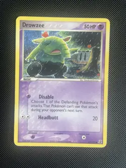Pokemon TCG Drowzee EX Delta Species 67/113 Regular Common PLAYED - Image 1