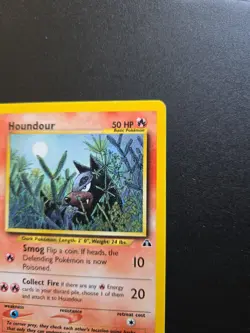 Pokemon Vintage Non-Holo Rare Houndour 24/75 Neo Discovery WotC - Image 5