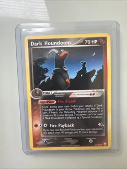Pokemon TCG Dark Houndoom 37/109 non Holo 2004 - Image 1
