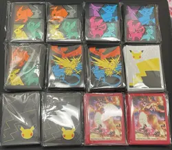 Pokemon TCG deck Sleeves 28 Packs - (Hidden Fates, Celebrations, Evolving Skies) - Image 1