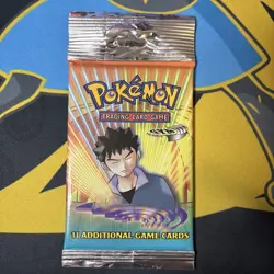 Pokemon Gym Heroes Unlimited Booster Pack | SEALED | Long Crimp | 2000 WOTC 🔥 - Image 1