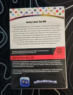 Pokemon Scarlet & Violet 151 Booster Bundle 6 Packs English 2023 - Image 3