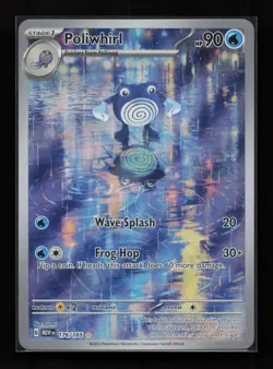 Poliwhirl 176/165 Illustration Rare 151 Pokemon Near Mint - Image 1
