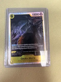 Gecko Moria One Piece Op14-104 SR Super Rare English Near Mint - Image 1