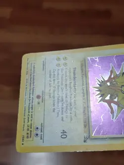 Zapdos 15/62 - Fossil Set - Rare Holo - Vintage WOTC Pokemon Card - PL - Image 2