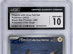 Pikachu Van Gogh Pokemon Card – 085/SVP CGC 10 Gem Mint – Free EU Shipping - Image 2