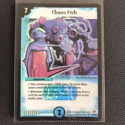 Chaos Fish • DM03 • S2/S5 • Holo Rare • Duel Masters Card - Image 1