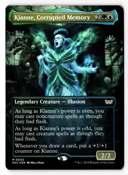 Kianne, Corrupted Memory (Borderless) 2 Commander: Duskmourn: House of Horror Fo - Image 1