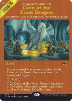 MTG D&D AiTFR - Cave of the Frost Dragon (Showcase/Foil) - Image 1