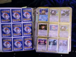 Pokemon Card Binder Lot ~250 Cards Vintage WOTC Era Trainers Energy Collection - Image 2