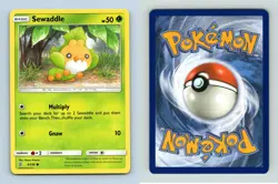 Sewaddle #6/236 Sun & Moon Unified Minds Common Pokemon 2019 TCG Card - Image 1