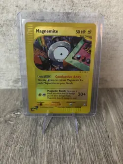 Magnemite 91/147 Aquapolis Reverse Holo Pokemon Card WOTC - Image 1