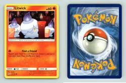 Litwick #27/236 Sun & Moon Unified Minds Common Pokemon 2019 TCG Card - Image 1
