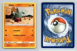 Gible #112/236 Sun & Moon Unified Minds Common Pokemon 2019 TCG Card - Image 1