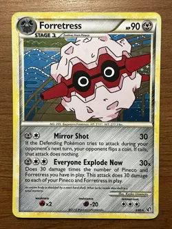 Forretress 3/90 Holo Rare Undaunted Pokemon Card - Image 1
