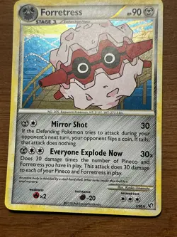 Forretress 3/90 Holo Rare Undaunted Pokemon Card - Image 3