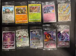 Sealed Pokemon Promo Card Lot With A PC Stamp And Game Stop Stamped Cards - Image 1