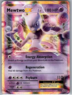 Mewtwo EX 52/108 XY - Evolutions - Pokemon Card - NM - Image 1