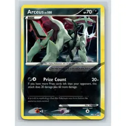 Pokemon Platinum Arceus Holo Lot AR1-AR9 - Complete Set Arceus LV.100 - Image 3