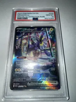MIRAIDON EX 2023 Pokemon #244/198 PSA 10 GEM-MINT Scarlet & Violet SIR Graded! - Image 1